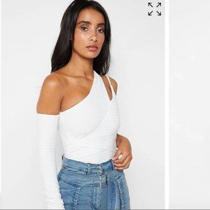 Manière De Voir - ONE SLEEVE RIBBED BODYSUIT